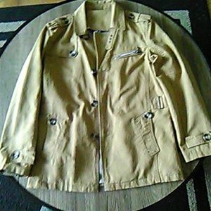 Tan Express Half Trench Jacket